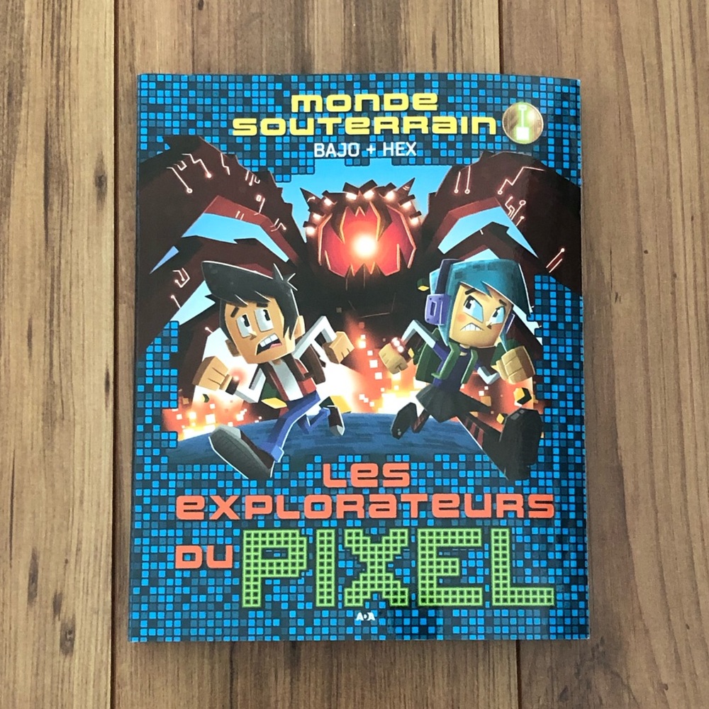 Livre - Les explorateurs du pixel, tome 1 Le monde souterrain